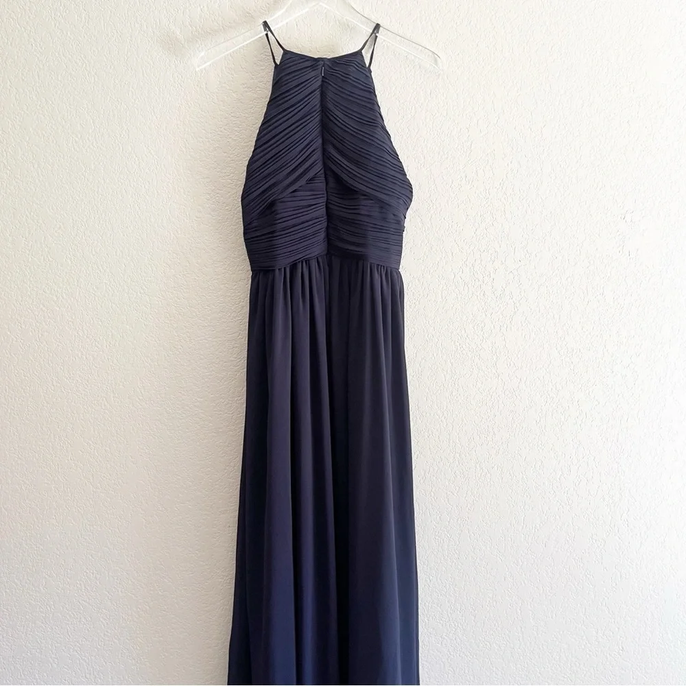 ANTHROPOLOGIE BHLDN Madrie Maxi Dress in Midnight Size 12 - Picture 10 of 15
